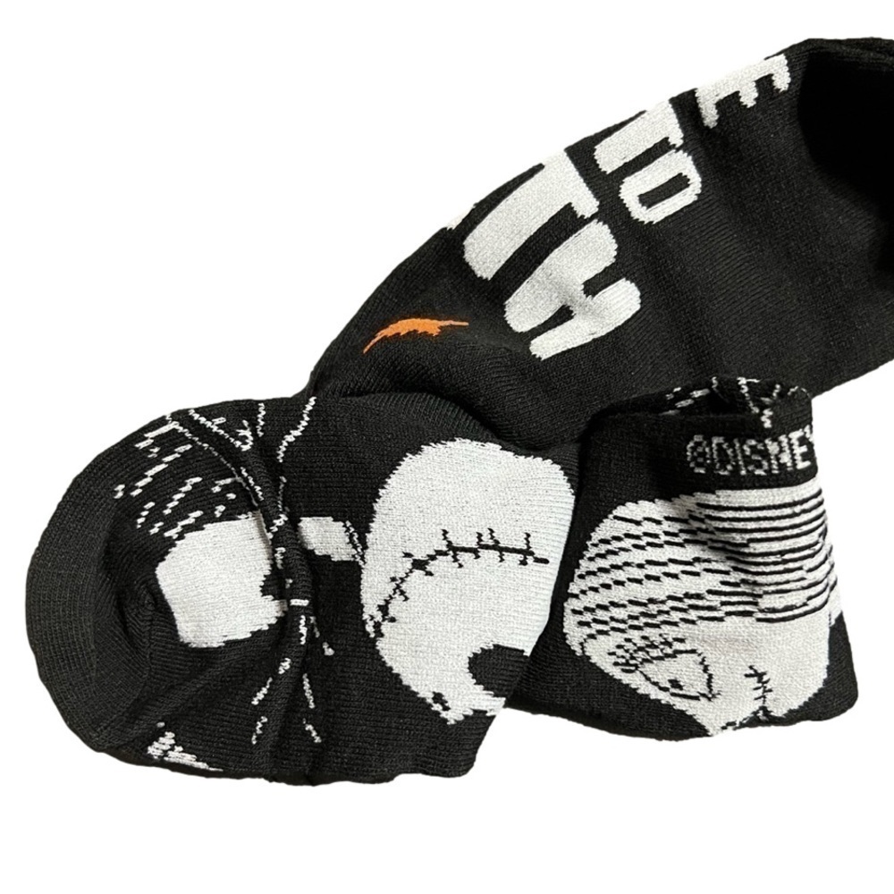 DISNEY Tim Burton Nightmare Before Christmas Jack & Sally Women’s Knee-Hi Socks - Picture 3 of 8